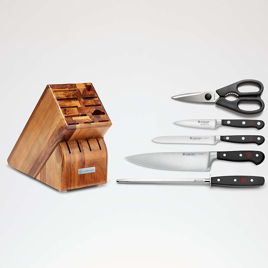 CLASSIC Block Set 6 Piece Starter Acacia