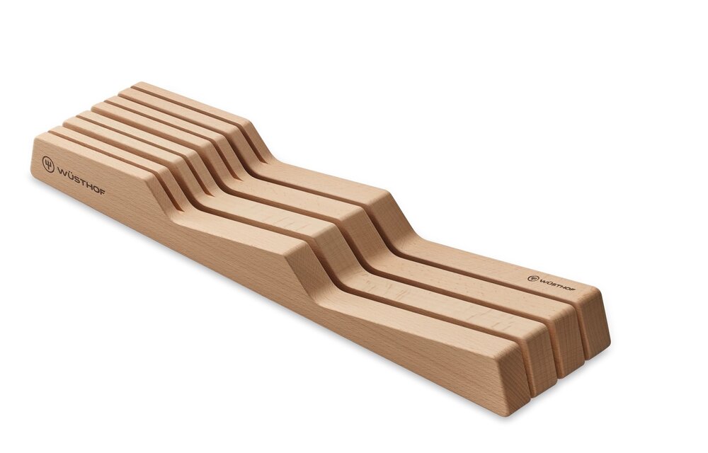 WUSTHOF Block Only 7 Slot In-Drawer Acacia