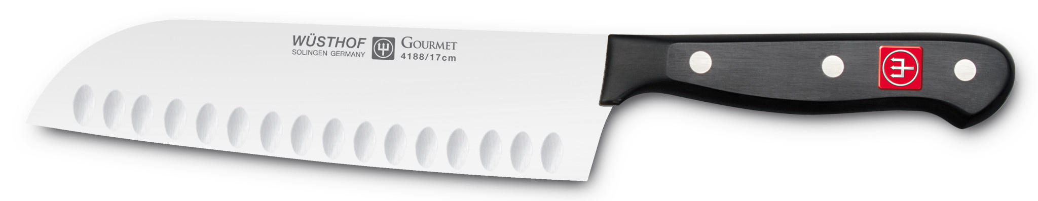 GOURMET Santoku 7" Hollow Edge