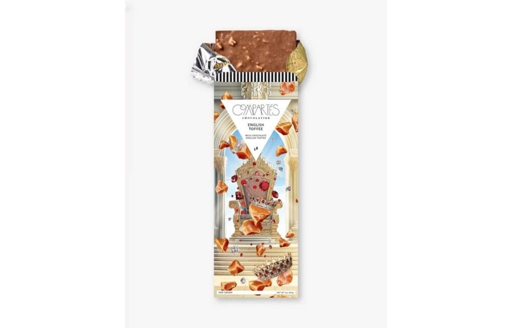 The "English Toffee" Bar (Milk Chocolate + Hand Made Gourmet English Toffee)