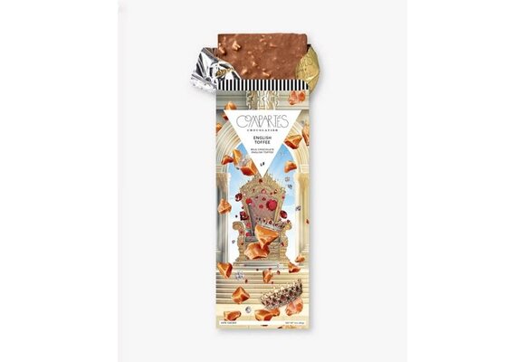 The "English Toffee" Bar (Milk Chocolate + Hand Made Gourmet English Toffee)