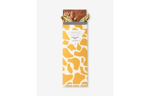 The "Potato Chip Crisp" Bar (Milk Chocolate + Salted Potato Chips)