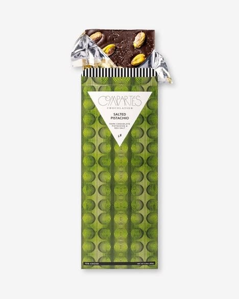 The "Salted Pistachio" Bar (Dark Chocolate, Pistachios + Sea Salt)