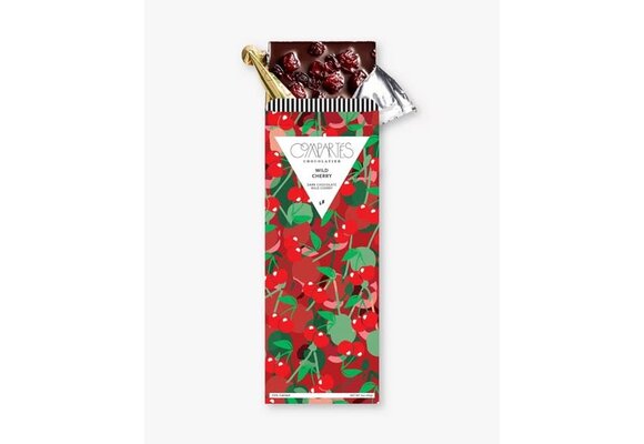 The "Wild Cherry" Bar (Dark Chocolate, Wild Cherries + Cherry Puree)