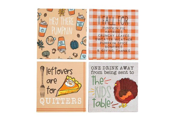 Thanksgiving Cocktail Napkin Sets