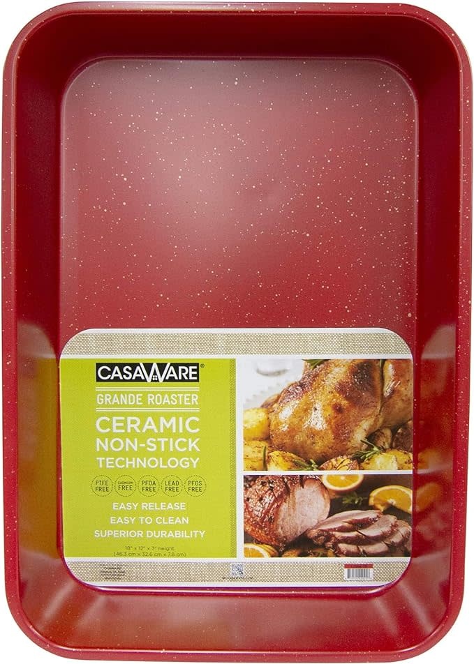 Grande Roaster Pan Red Granite