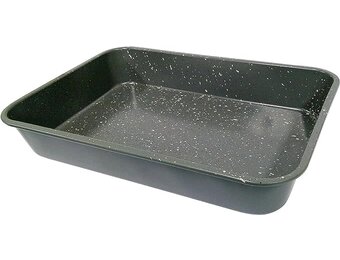 Grande Roaster Pan Silver Granite