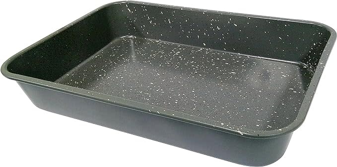 Grande Roaster Pan Silver Granite