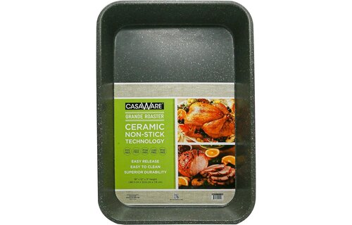 Grande Roaster Pan Silver Granite