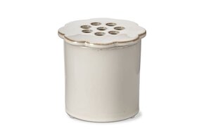 Daisy Ceramic Flower Frog Lg