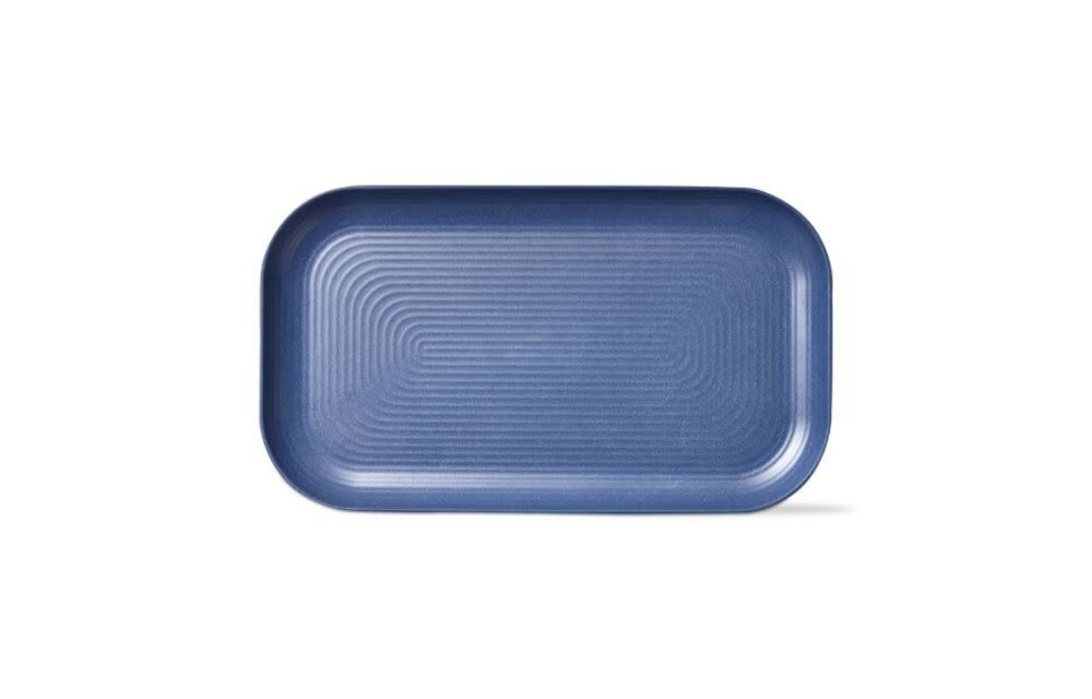 Brooklyn Blu Denim Melamine Rect Platter