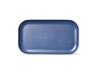 Brooklyn Blu Denim Melamine Rect Platter
