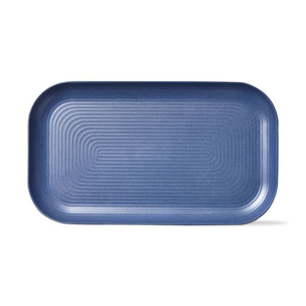 Brooklyn Blu Denim Melamine Rect Platter