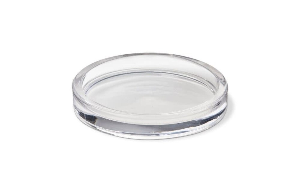 Radiance Glass Pillar Plate Lrg