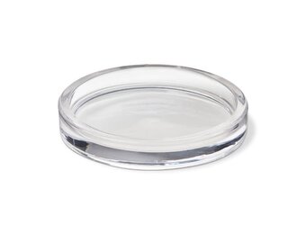 Radiance Glass Pillar Plate Lrg