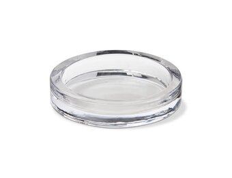 Radiance Glass Pillar Plate Sml