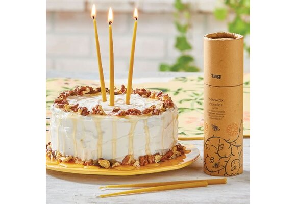 Beeswax Mini Tapers S/24