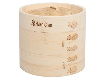 Bamboo Steamer w/ Lid 6"