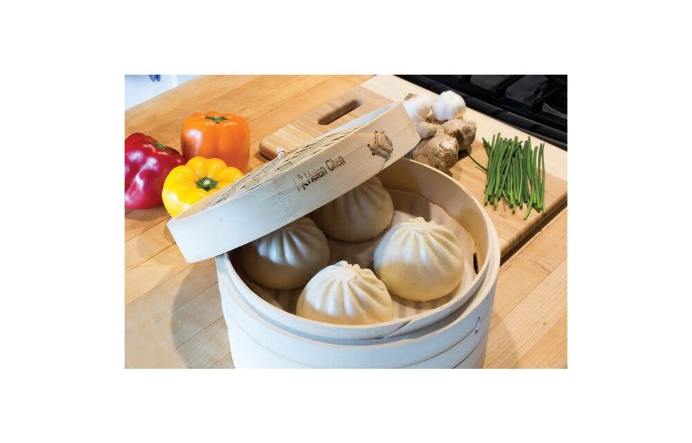 Bamboo Steamer w/ Lid 6"