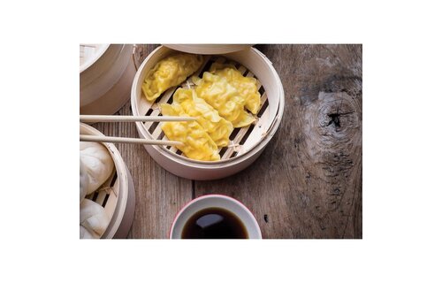 Bamboo Steamer w/ Lid 6"