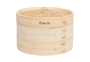 Bamboo Steamer w/ Lid 10"