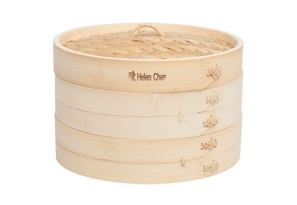 Bamboo Steamer w/ Lid 10"