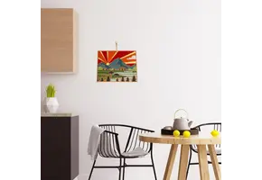 Wyoming Cutting Board with Artwork by Summer Stokes