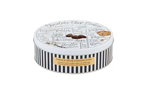 Chocolate Chip Cookie Recipe Tin Set
