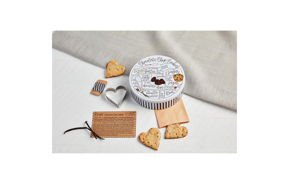 Chocolate Chip Cookie Recipe Tin Set