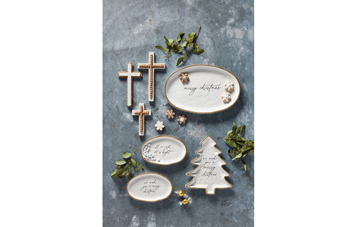 Wish You A Merry Christmas Bead Tray