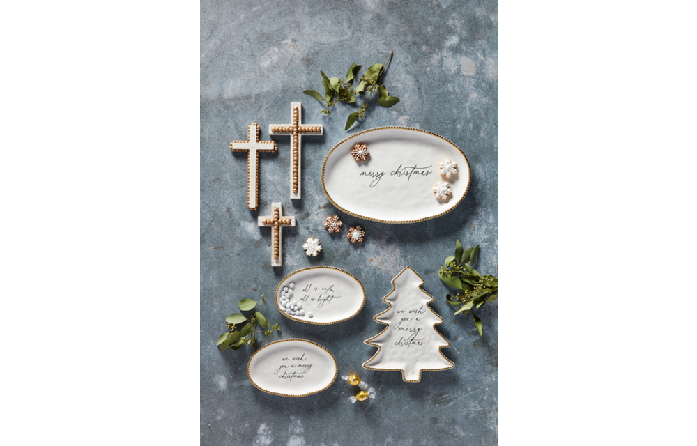 Wish You A Merry Christmas Bead Tray