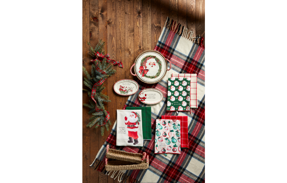 Merry Bright Sentiment Plate