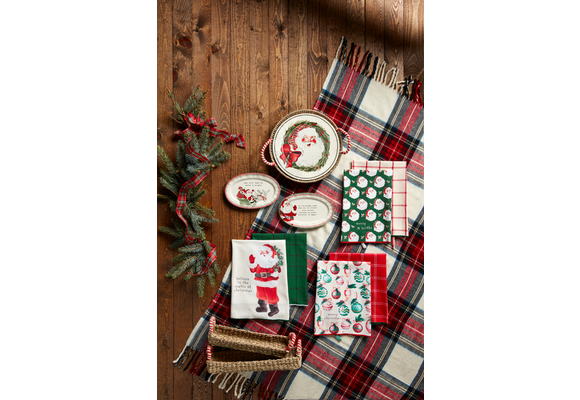 Merry Bright Sentiment Plate