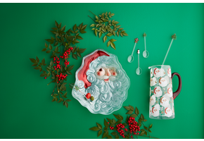 Santa Plate & Pick Set