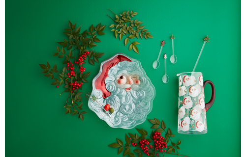Santa Plate & Pick Set