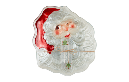 Santa Plate & Pick Set
