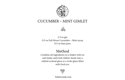 Cucumber + Mint Simple Syrup