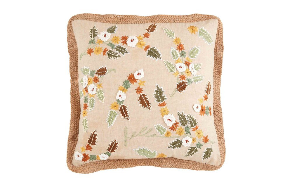 All Over Fall Leaves Pillow