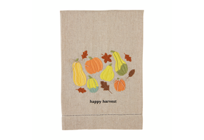Happy Harvest Hemstitched Towel