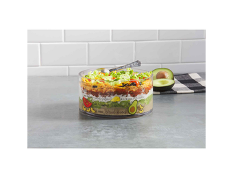 Seven Layer Dip Bowl Set