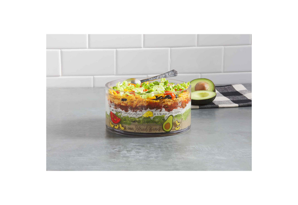 Seven Layer Dip Bowl Set