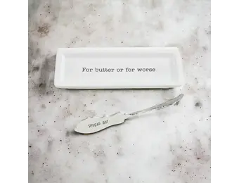 Butter Dish Set - Butter or Worse