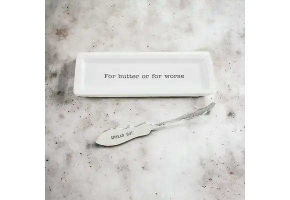 Butter Dish Set - Butter or Worse