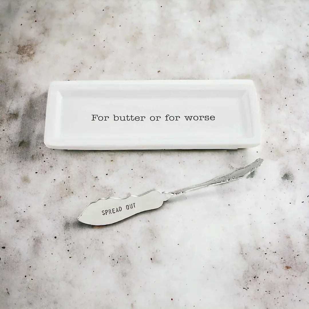 Butter Dish Set - Butter or Worse