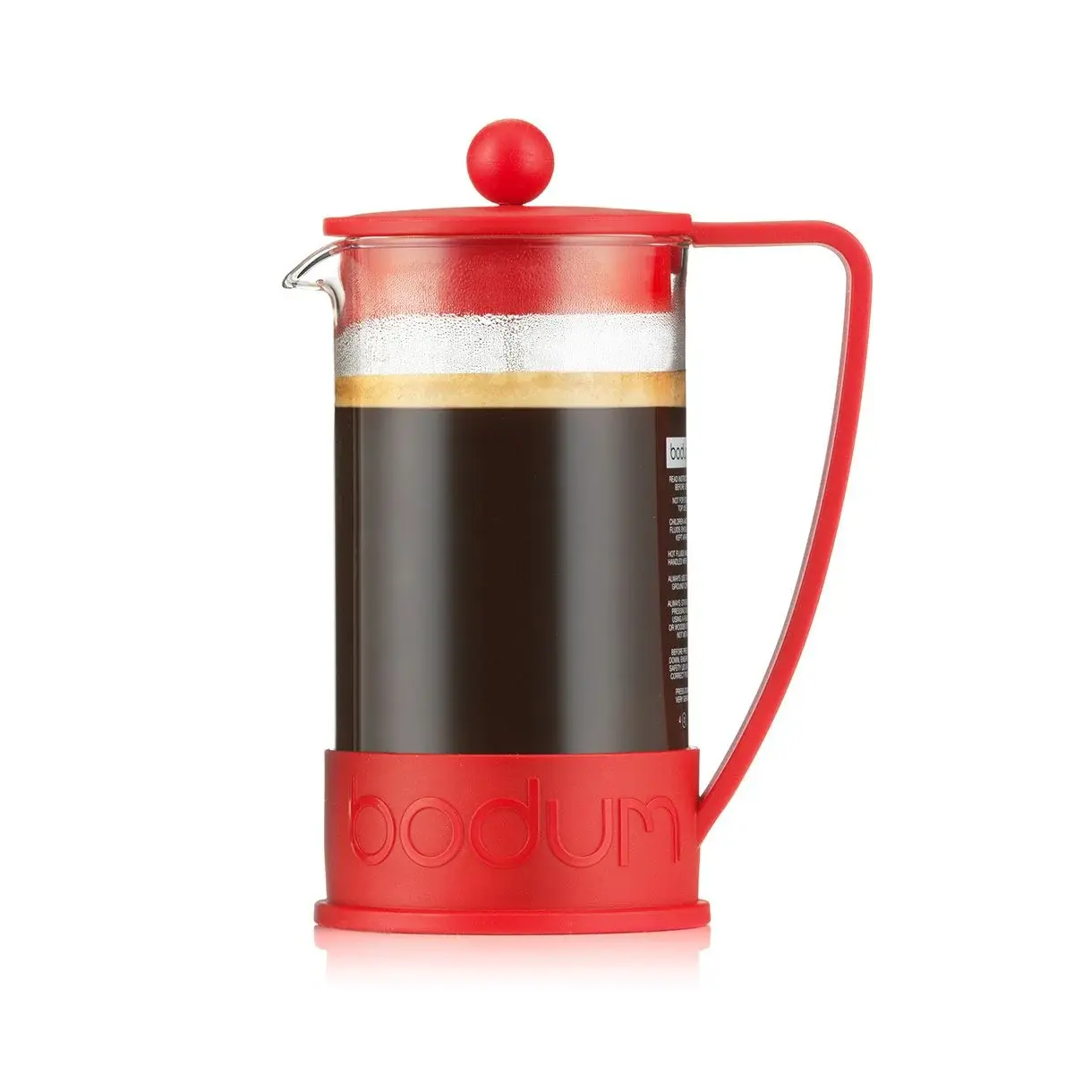 French Press Brazil Red 8C