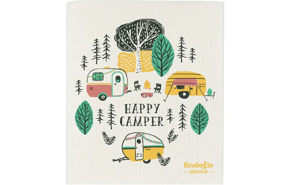 Swedish Cloth Happy Camper