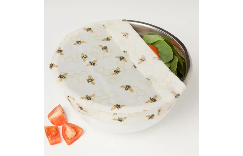 Beeswax Wrap S/3 Bees