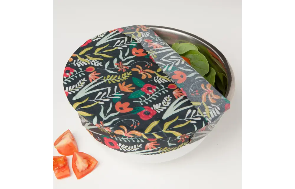 Beeswax Wrap S/3 Floral