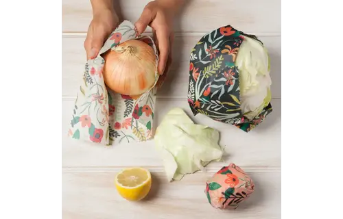 Beeswax Wrap S/3 Floral