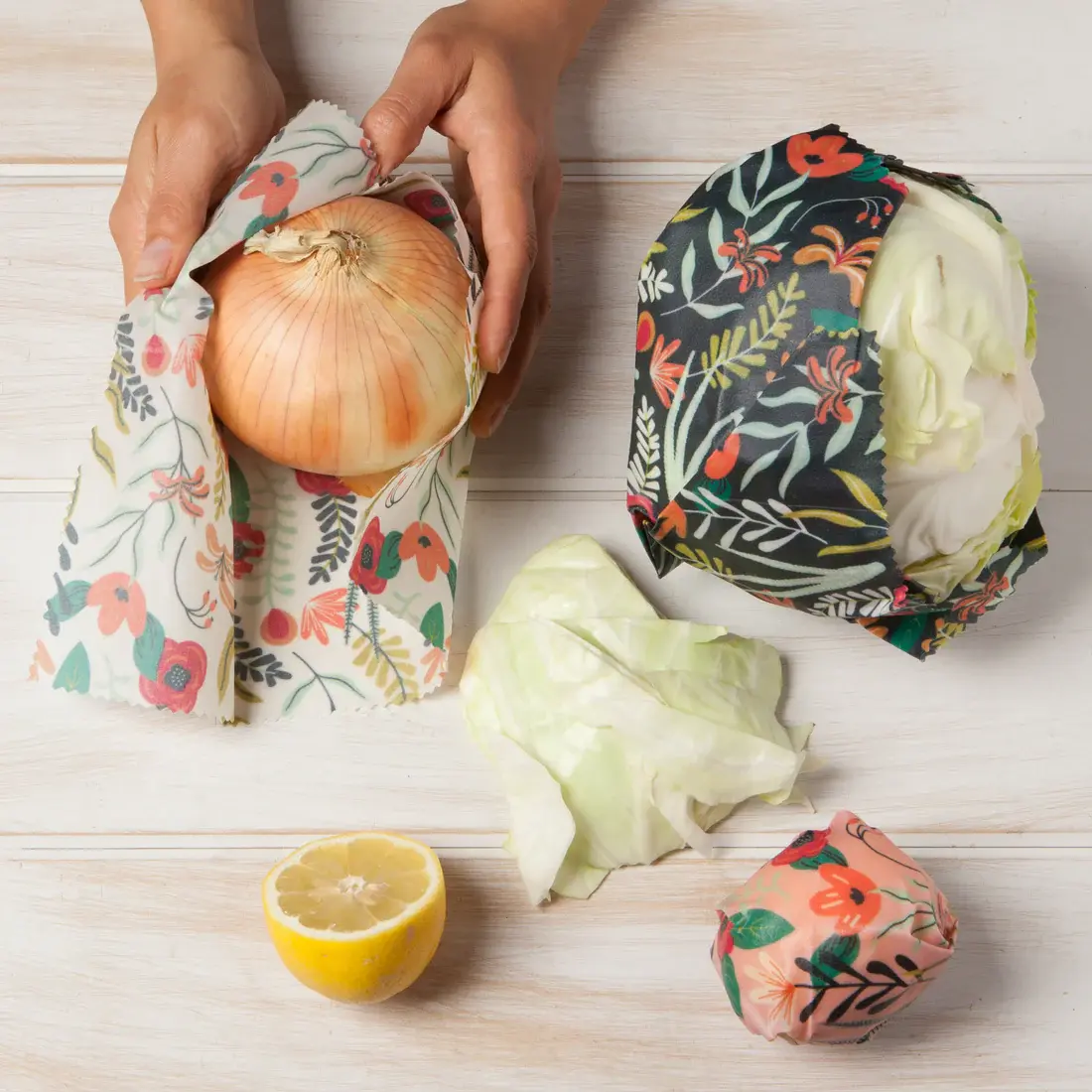 Beeswax Wrap S/3 Floral